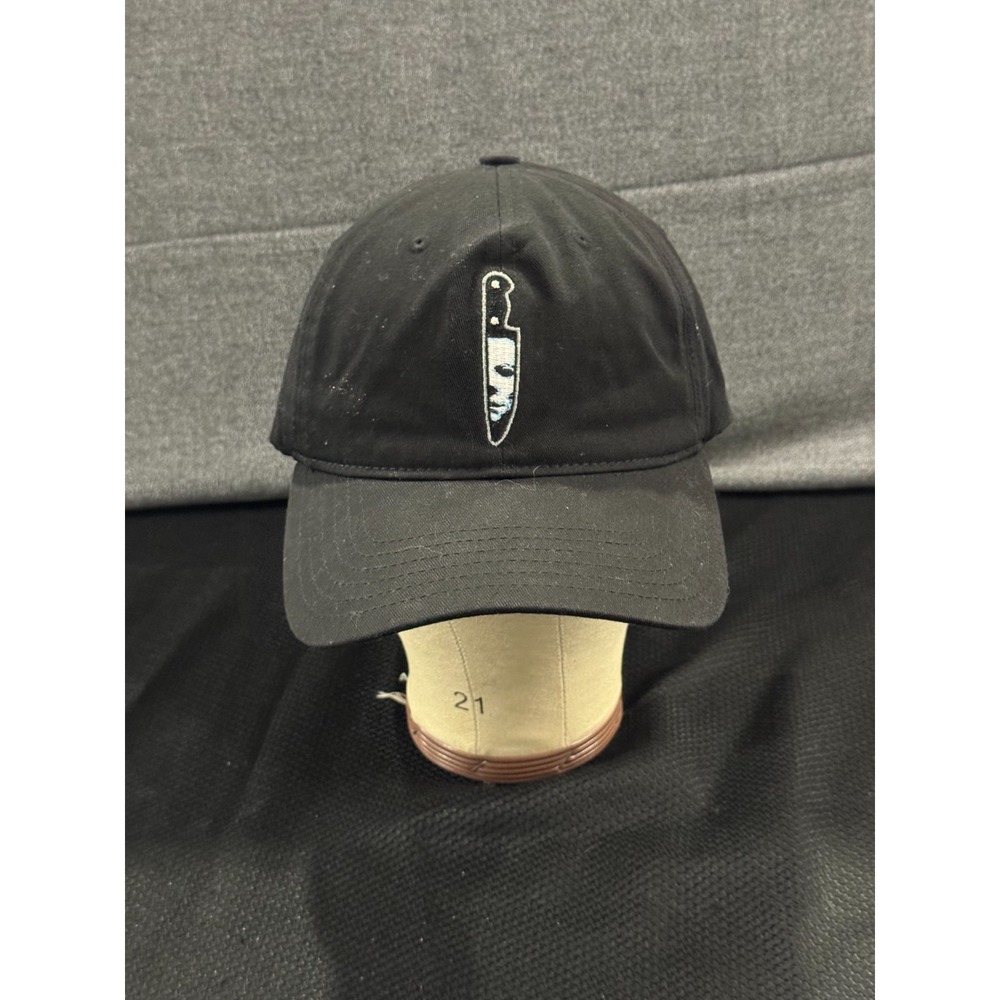 Halloween 2 Baseball Cap Men's One Size Michael Myers Knife Logo Strapback Hat